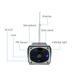 1080P Solar Panel Wireless Solar Camera Outdoor Surveillance Security Camera
