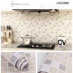 Paper Back Vinyl Wallpapers Waterproof Self-adhesive Wallpaper Mosaic Tile