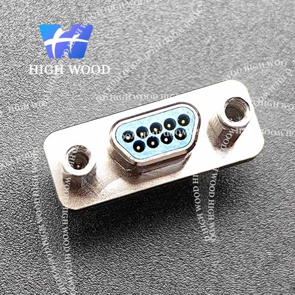 Micro-D MWDM Solder Cup Metal Shell Connectors ,MWDM2L-9NSP.