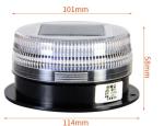 Traffic Roadworks Barricade Light Solar Car Mounted Warning Light LED Red Blue