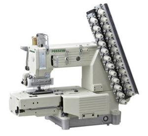 Wholesale Cylinder-bed 12-needle Double Chain-stitch Sewing Machine FX4412P from china suppliers