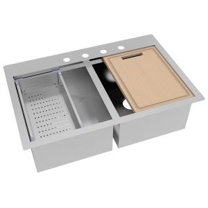 Wholesale Multi Function Stainless Steel Kitchen Workstation Sink For Apartment from china suppliers