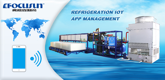 Blue Color PLC Controlled Industrial Automatic Block Ice Making Machine with Excellent
