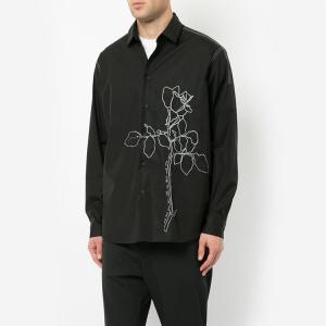 Wholesale Black Color Mens Fashion Casual Shirts Long Sleeve Slim Fit Breathable from china suppliers