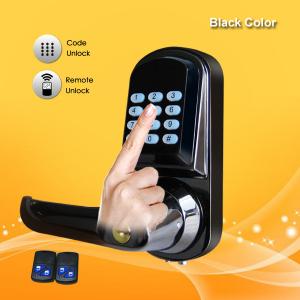 Wholesale Elegant Design Pass Code Door Locks , Remote Control Front Door Lock 154*68*78mm from china suppliers