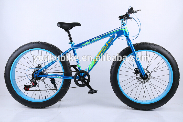 Steel Frame 21 Speed 26 Inch Electric Fat Bike