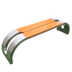 Wholesale Outdoor Bench Furniture Sets Metal Wooden Public Street Bench Plastic Wood Leisure Chair from china suppliers
