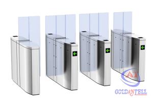 Wholesale Luxury Speedlane barrier flap door optical rapid lane turnstile with visible LED high sliding glass from china suppliers