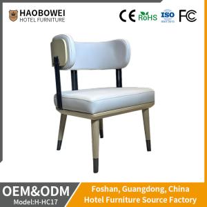 Wholesale Unfixed Leather Padded Hotel Dining Chair Furniture Wooden Framework from china suppliers