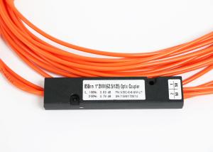 Wholesale 1310nm 1490nm 1550nm Three Window FBT Fiber Optic Splitter / Multimode Fiber Splitter from china suppliers