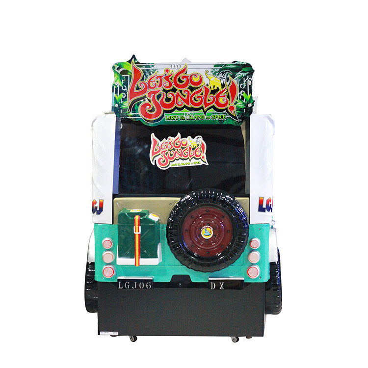 Coin Operated Shooting Arcade Machines , Metal Cabinet Jungle Adventure Game