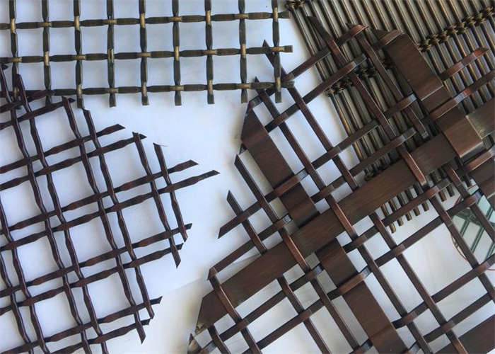 Architectural Woven 316 Stainless Steel Decorative Mesh For Hotel