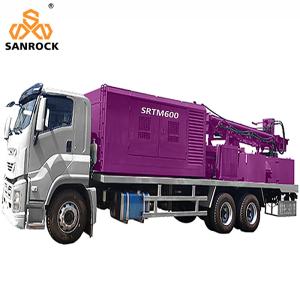 Wholesale Water Well Drilling Rig With Compressor 600m Bore hole Truck Mounted Water Well Drill Rig from china suppliers
