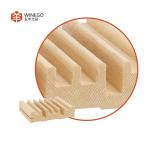 Solid Wood QRD Acoustic Diffuser Panels PU Painting Finish Natural Wood Color