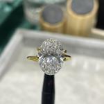 3.34ct Lab Grown CVD Diamond Oval Brilliant Cut White IGI Certified
