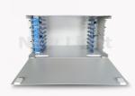 FTTX / FTTH Fiber Optic Distribution Frame 19 Inch 96 Port Fiber Patch Panel