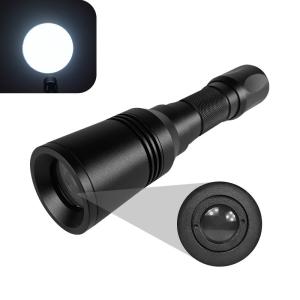 Wholesale IP67 Waterproof Rechargeable LED Flashlight With 18650 Li Ion Battery OEM from china suppliers