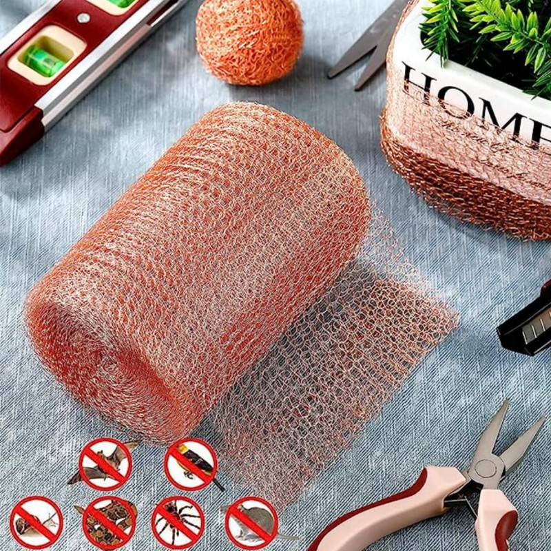 Waterproof Copper Mesh Rodent Control 0.2mm-0.28mm Copper Wire Mesh To Keep Rodents Out