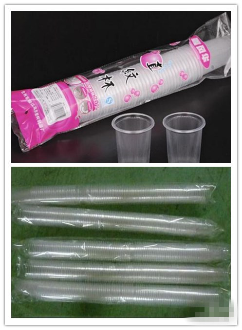 Disposable Plastic Cup Pillow Bag Packaging Machine Used For Packaging Bread / Bakery