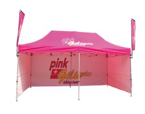 Wholesale Waterproof Trade Show Tents Steel Pole Custom Dye Sublimation Printing from china suppliers