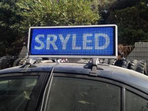 Wholesale 25kg Weight Outdoor Taxi LED Screen 1/8 Scan Constant Current LED Taxi Roof Signs from china suppliers