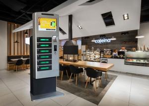 Wholesale Restaurant Mall UV light Cell Phone Charging Station kiosk tower With Advertising Touch Screen from china suppliers