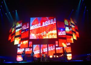 Wholesale P8 Outdoor Rental LED Display Wall Mobile LED Stage Background Curtain 1R1G1B from china suppliers