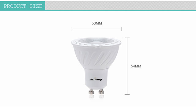 High bright 5w GU10 spot light factory
