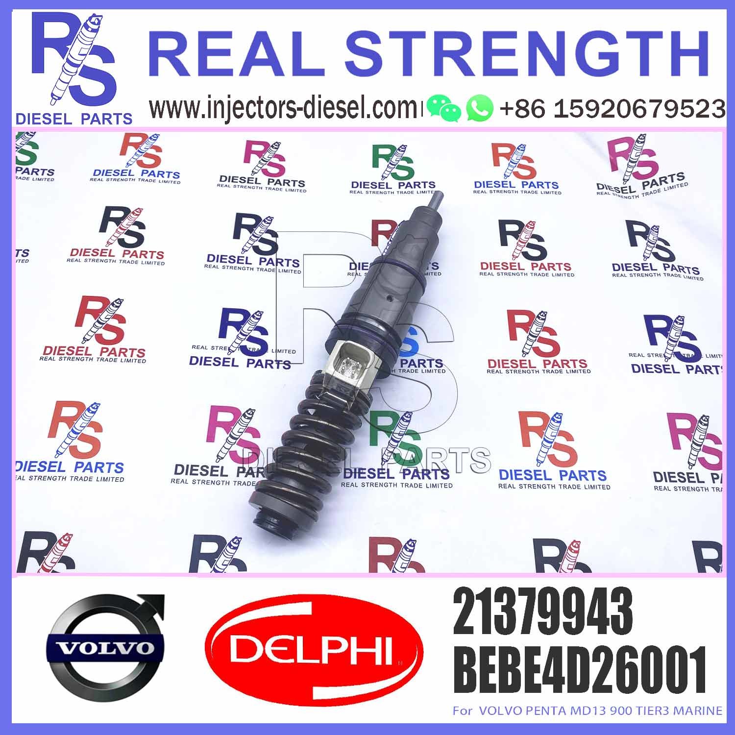 Diesel Fuel EUI BEBE4D26001 21379943 BEBE4D26002 21379944 fits V-o-l-v-o MD13 800HP Marine Engine