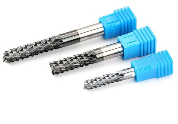 Diamond Coated PCD Milling Cutter Carbon Fiber Glass Fiber Graphite Milling