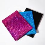 Waterproof Poly Holographic Bubble Mailers Bags Self Adhesive For Express