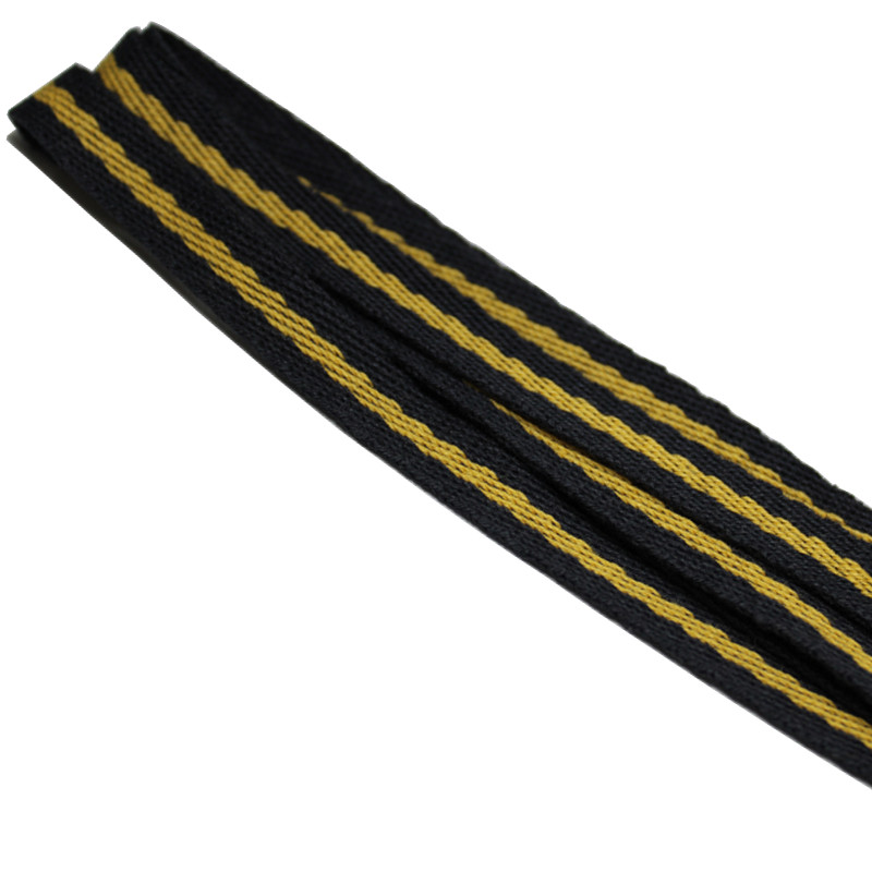 1cm Striped Cotton Webbing For Bag Handles , Webbing Cotton Tape