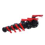 8-Inch Sanitary Pneumatic Wafer Type Welded UPVC PVC Butterfly Valve for Water