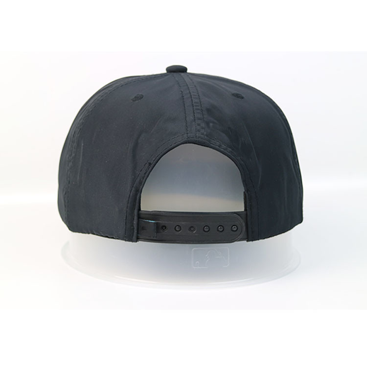 ACE New design Black Flat bill 5panel Customized printing logo hip hop snapback Hats Caps
