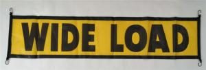 Wholesale Vertical Pvc Vinyl Banners With Bungee Cords / Vinyl Yard Signs For Hauling Large Loads from china suppliers