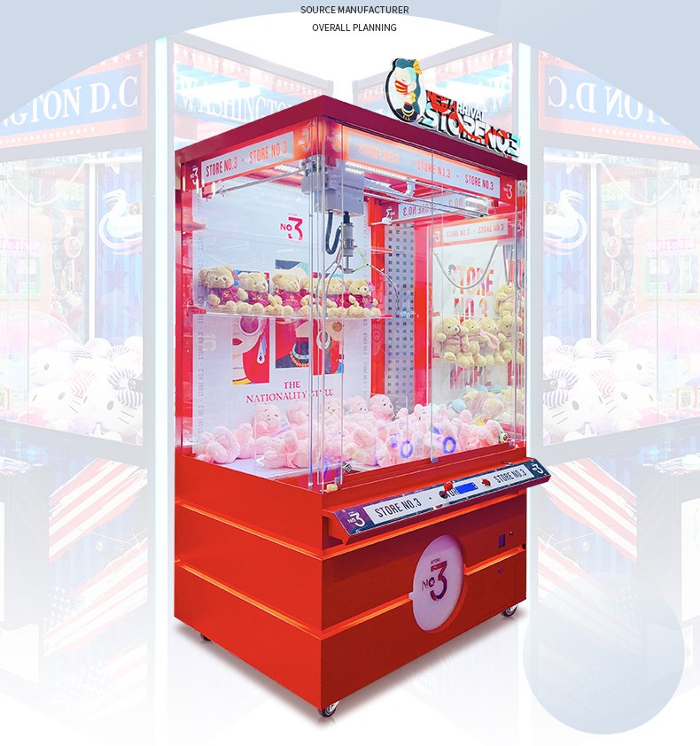 110V/220V/230V Amusement Park Arcade Plush Doll Claw Machine Toy Claw Crane Game Machine