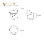 Morden Design leisure chair, high density foam, PU leather upholstery, living