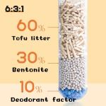 100% Natural Mixed Cat Litter Biodegradable Dust Free Cat Litter