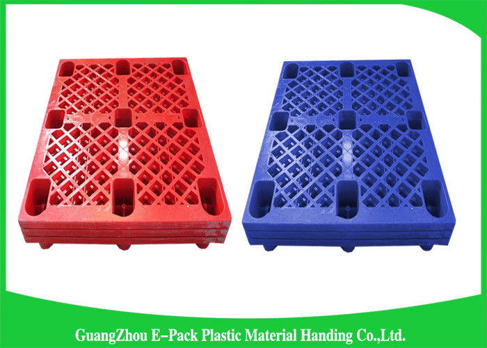 Stackable Warehouse Rackable Plastic Pallets , Light Duty 40 X 48 Plastic Pallets