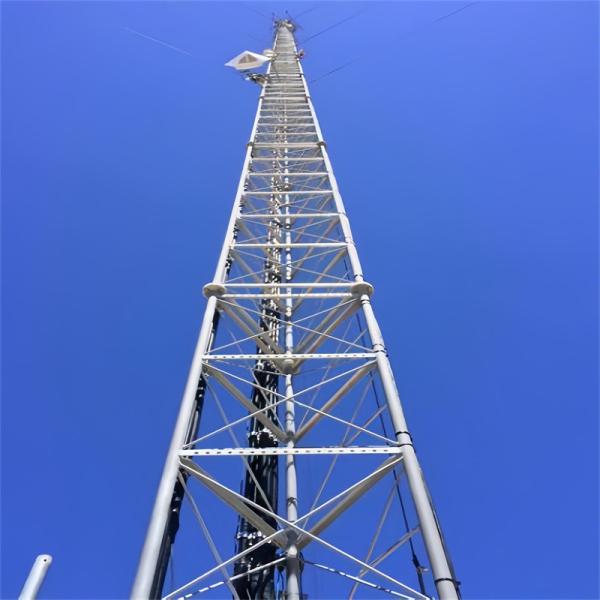 100 Feet 200 Feet 3 Legs Tubular Lattice Telecom Tower FM Broadcast Radio Wifi