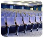 Collapsible 2 Seater Cinema Hall Chairs Anti Electrostatic Medium Hardness