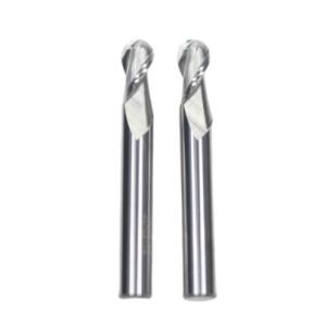 Wholesale HRC 55° R5*10*20*10*75 2 Flutes Ball Nose End Mill For Aluminum Without Coating from china suppliers