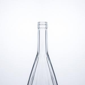 Wholesale Glass Bottle Packaging for Liquor Brandy Vodka Whisky Gin Rum 700ml 750ml Custom Design from china suppliers