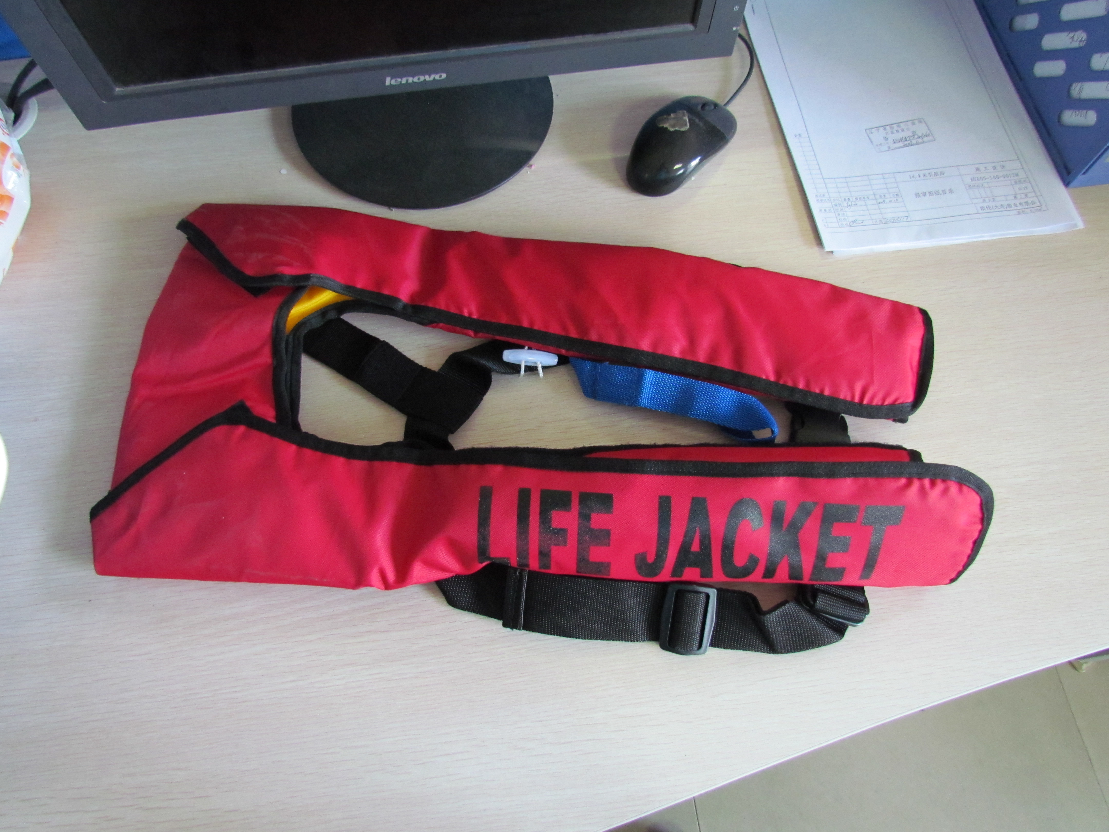 Solas inflatable life vest