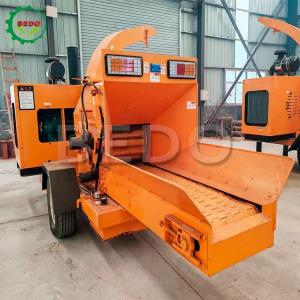 Wholesale Diesel Mobile Wood Branch Bush Chipper Machine Hydraulic Feeding from china suppliers