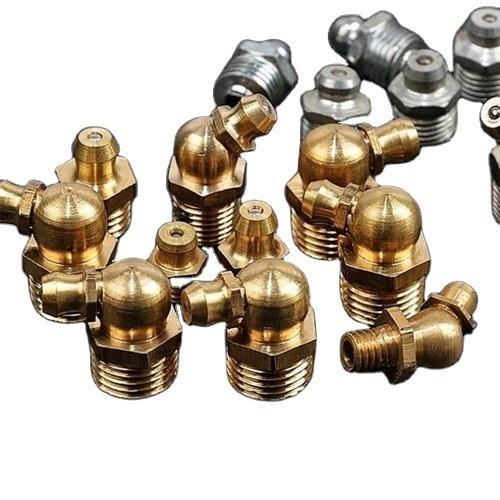 Universal Car Fitment Straight Brass Hydraulic Grease Nipple M6 M8 M10 for Heavy