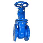 Rust Proof Cast Iron Gate Valve Anti Leak Convenient Maintenance