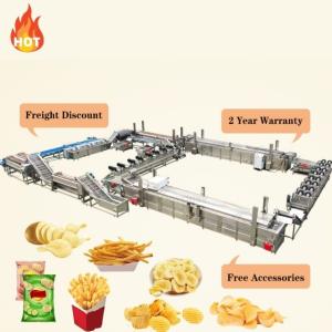Wholesale 58 kW Fully Automatic French Fries Making Machine for Final Products Banana Chips from china suppliers