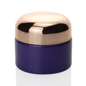 Wholesale Manufacturer Custom Cream Packaging Glass 30ml Purple Cream Glass Jar For Cosmetic from china suppliers
