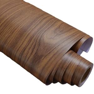 Wholesale 0.3mm Deep Emboss PVC Decorative Film Wood Grain Pvc Membrane Foil For Furniture Cabinet Doors from china suppliers